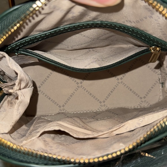 RESERVED. Steve Madden Green Handbag with Coin Pouch - Picture 7 of 13